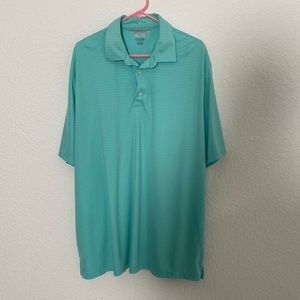 XXL sea foam green polo